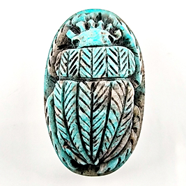 DOĞAL TAŞ - FİRUZE SCARAB
