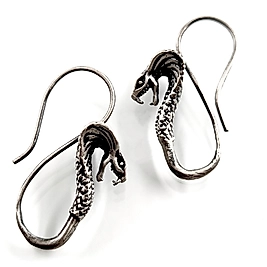 ANTİK KOBRA GÜMÜŞ KÜPELER