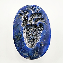 DOĞAL TAŞ - LAPİS AKREP İNTAGLİO