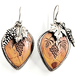 BAĞBOZUMU EFSANESİ ÜZÜM SALKIM KÜPELER