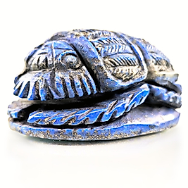 DOĞAL TAŞ - LAPİS SCARAB BOK BÖCEĞİ İNTAGLİO
