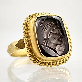 CAM İNTAGLİO YÜZÜK