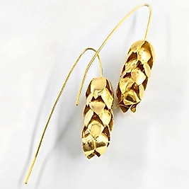 HELENİSTİK STİLDE BAŞAK KÜPELER