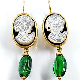 SEDEF CAMEO GÜMÜŞ KÜPELER