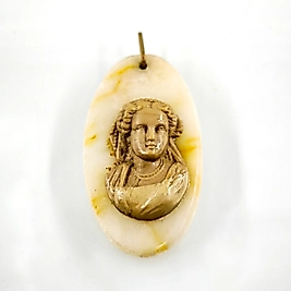 MERMER & REÇİNE CAMEO KOLYE