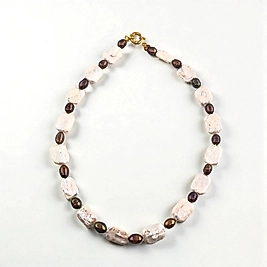 BAROK VE BRONZ İNCİ GERDANLIK