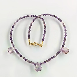 AMETİST CARVING GERDANLIK