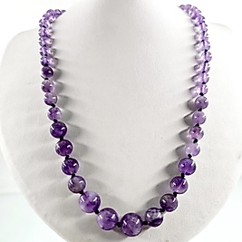 ÜST KALİTE AMETİST SÜZME MODEL GERDANLIK