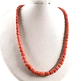 14K ALTIN KLİPSLİ TUNUS  MERCAN GERDANLIK