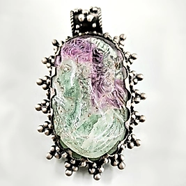 FLORİT İMPARATORİÇE KOLYE