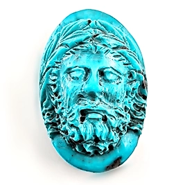 DOĞAL TAŞ - ZEUS FİRUZE CAMEO