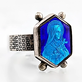 MERYEM ANA’NIN KORUYUCU IŞIĞI MİNELİ YÜZÜK