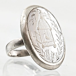 KAPISI AÇIK AMA HAPSOLMUŞ BİR KUŞ ÖZEL YÜZÜK