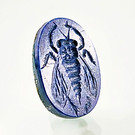 DOĞAL TAŞ - LAPİS EFES ARI İNTAGLİO