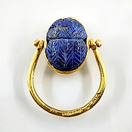 SCARAB LAPİS YÜZÜK