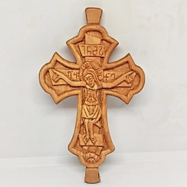 BÜYÜK AHŞAP RAHİP KOLYE