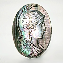 DETAYLI SEDEF OYMA – SAVAŞ TANRISI MARS FİGÜRÜ