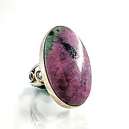 RUBYZOİSİT TAŞLI YÜZÜK