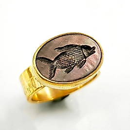 Okyanusun Kalbinden – Balık Figürlü Yüzük