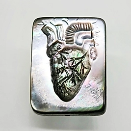 SEDEF OYMA İNTAGLİO KALP  İNTAGLİO