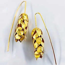 HELENİSTİK STİLDE BAŞAK KÜPELER