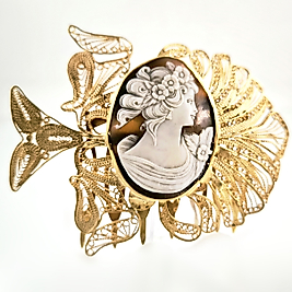 KALLAVİ BOYUT EŞSİZ CAMEO SAÇ TOKASI