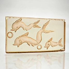 SENTETİK KEHRİBAR - NEGATİF İNTAGLİO YUNUSLAR