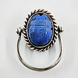 SCARAB LAPİS YÜZÜK