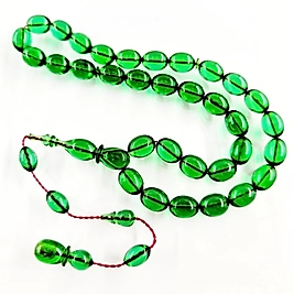 ABDULLAH GÜNAY USTA İŞÇİLİKLİ ATEŞ KEHRİBAR SİSTEMLİ TESBİH