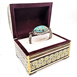 SCARAB BOK BÖCEĞİ TURKUAZ BİLEKLİK