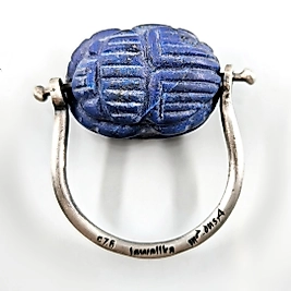 SCARAB LAPİS YÜZÜK