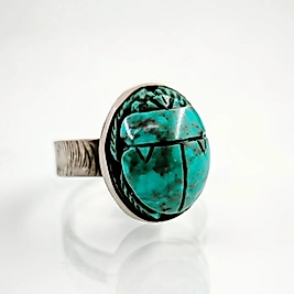 FİRUZE SCARAB YÜZÜK