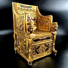 MISIR KRALİYET TAHTI VERONESE İMZALI MÜCEVHER KUTUSU