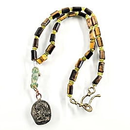 ATHENA’NIN RUHU BAYKUŞLU ANTİK GREEK KOLYE