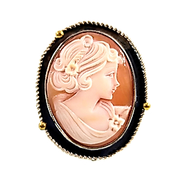 SHELL CAMEO GÜMÜŞ YÜZÜK