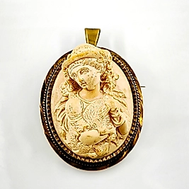 REÇİNE CAMEO BROŞ