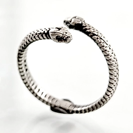 ÇİFT BAŞLI YILAN GÜMÜŞ YÜZÜK