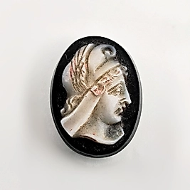 DOĞAL TAŞ - VİKTORYA DÖNEMİ SARDONYX CAMEO