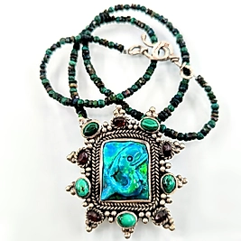 OCEANUS YUNUSLU OPAL SANAT KOLYESİ