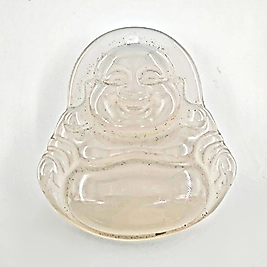 DOĞAL TAŞ - BEYAZ AKİK BUDA CARVİNG