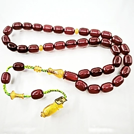 İSA BALKAYA USTA İŞÇİLİKLİ OSMANLI BENZETME SIKMA KEHRİBAR TESBİH