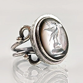 KUTSAL UÇUŞ SEDEF İNTAGLİO YÜZÜK