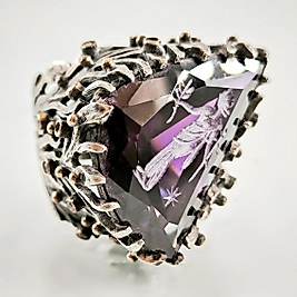 ROMA İNTAGLİO ZİRKON YÜZÜK