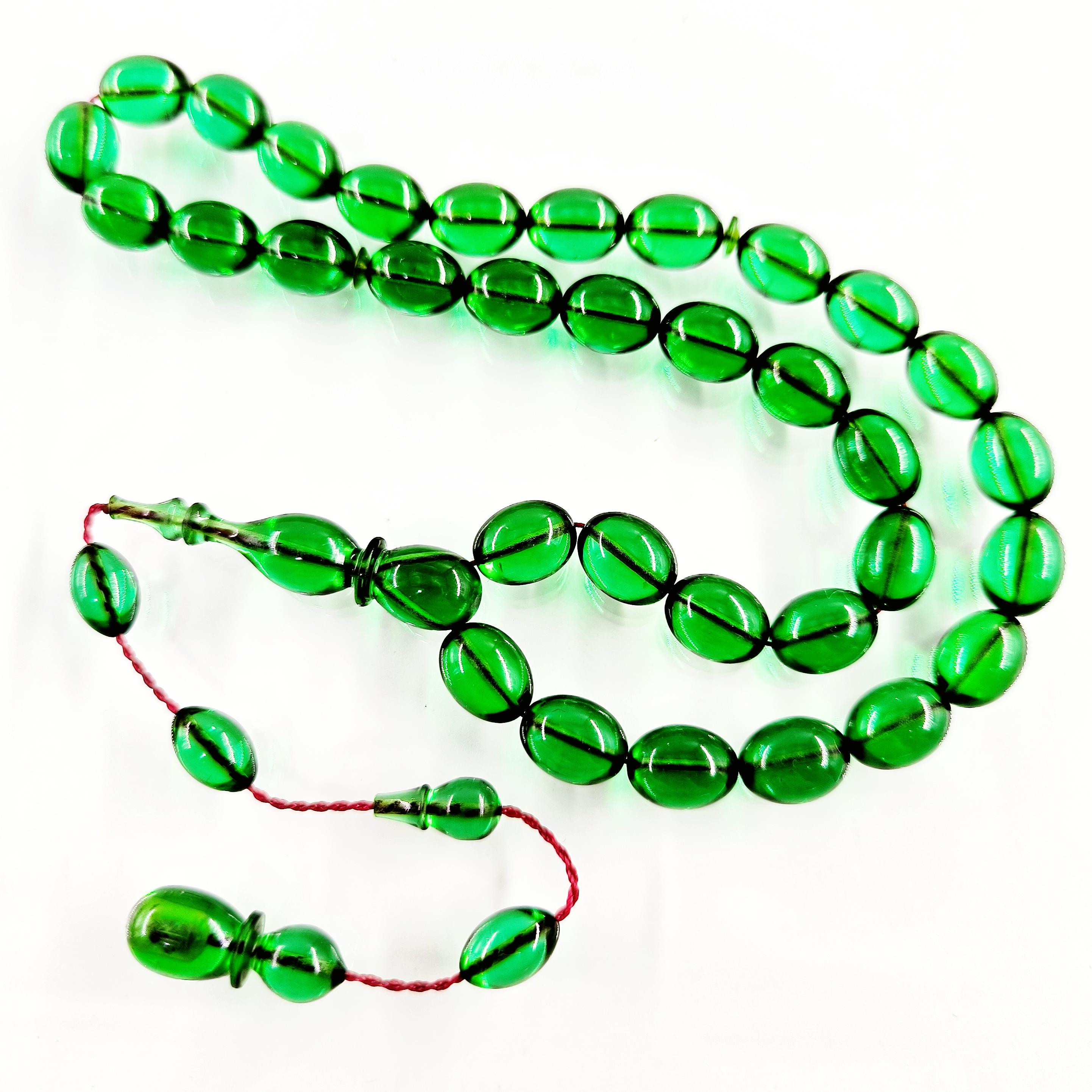 ABDULLAH GÜNAY USTA İŞÇİLİKLİ ATEŞ KEHRİBAR SİSTEMLİ TESBİH