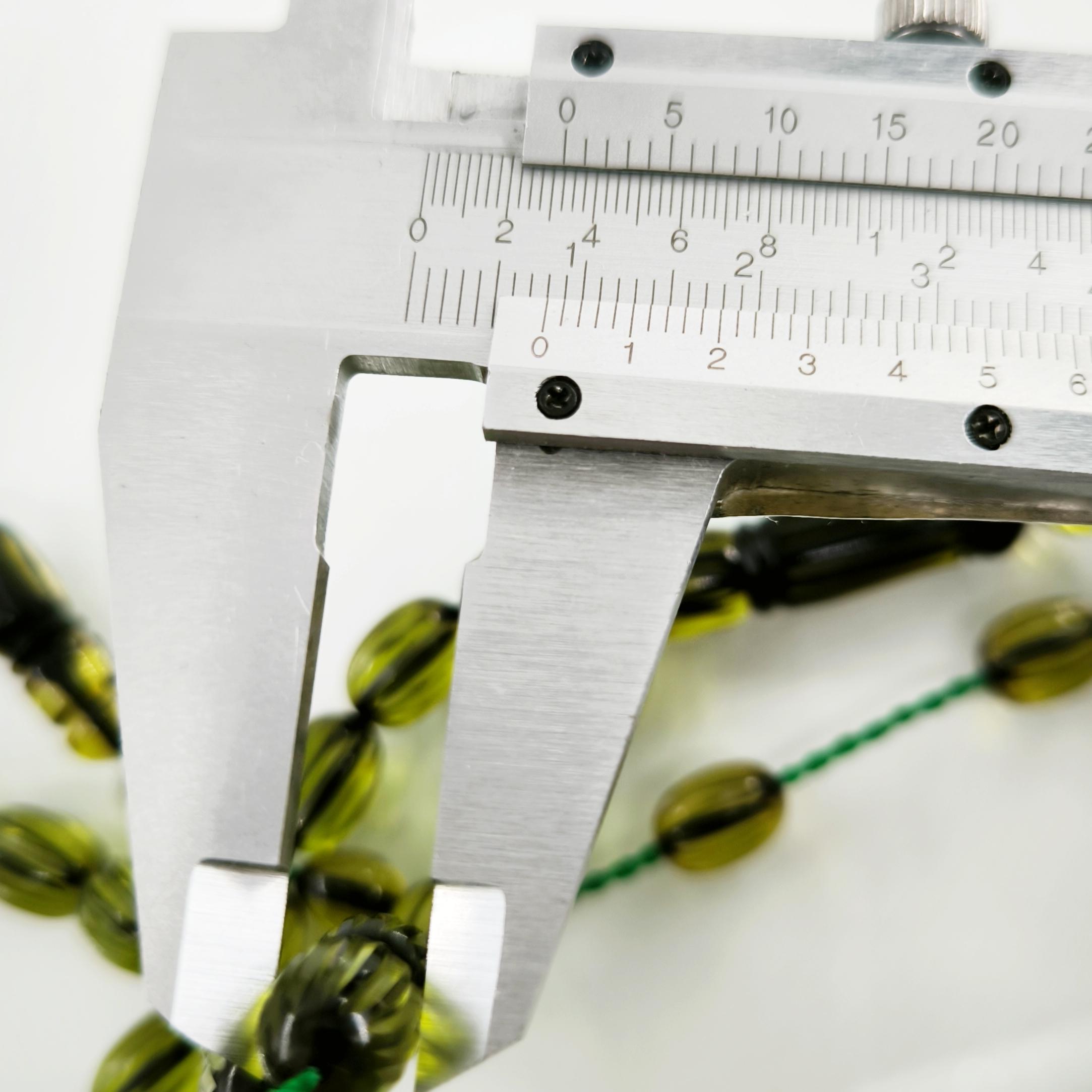 KALEM İŞÇİLİKLİ YEŞİL ATEŞ KEHRİBAR