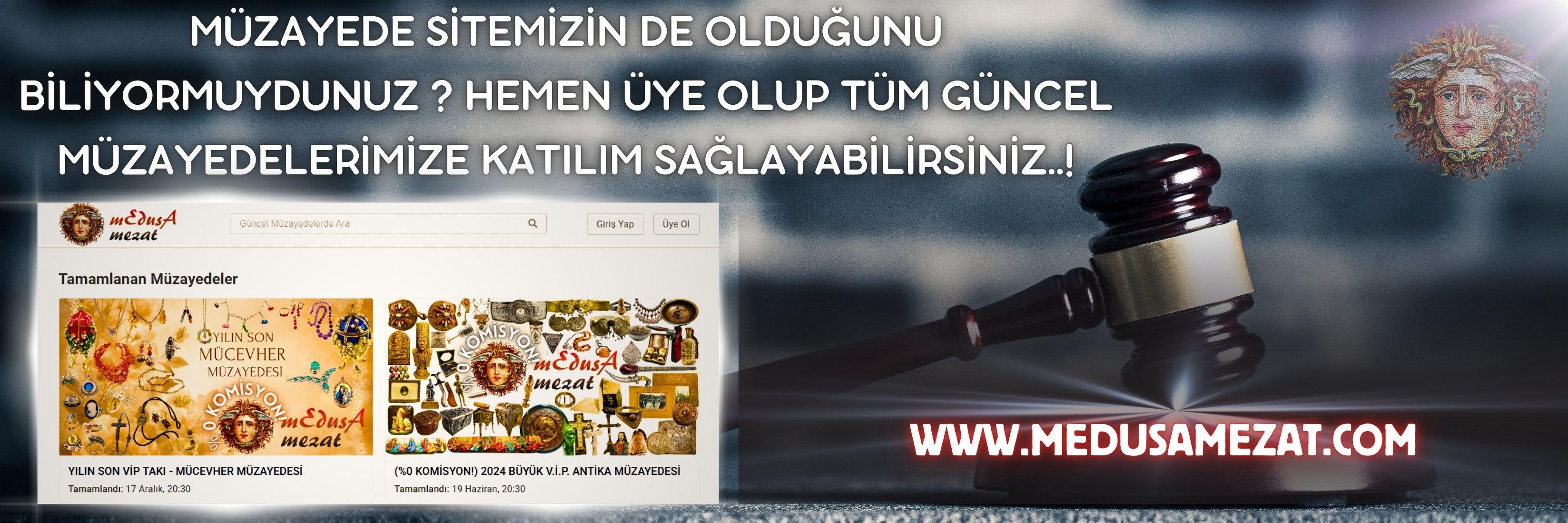 Medusa Antik Mücevher